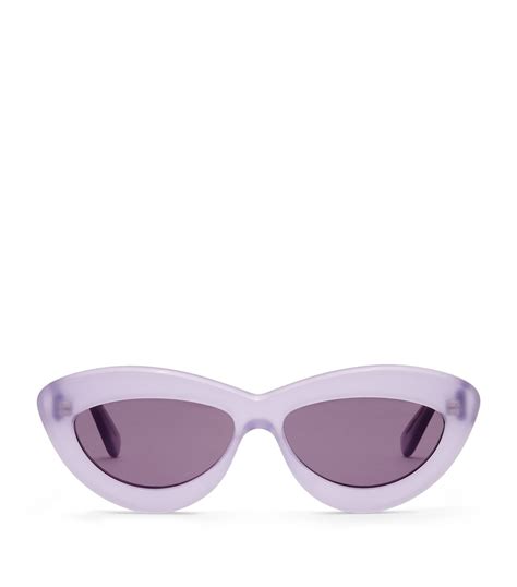 purple cat eye sunglasses